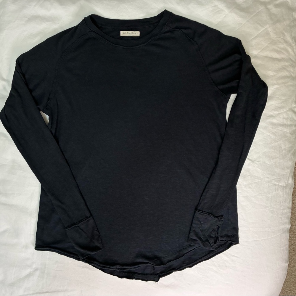 We The Free Black Long Sleeve Shirt